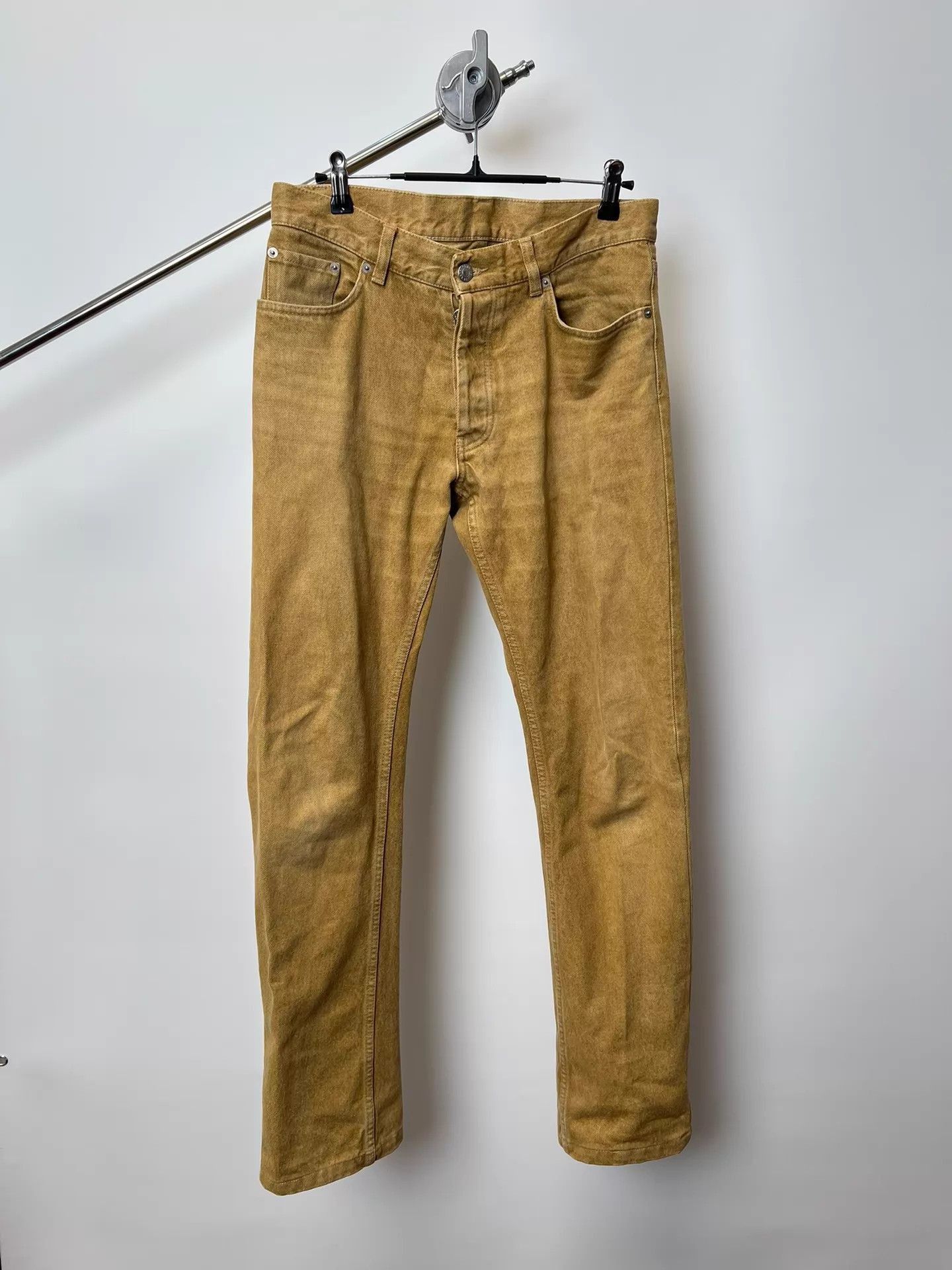 Helmut Lang Beige Denim Pants Size 30 Size US 30 / EU 46 - 1 Thumbnail