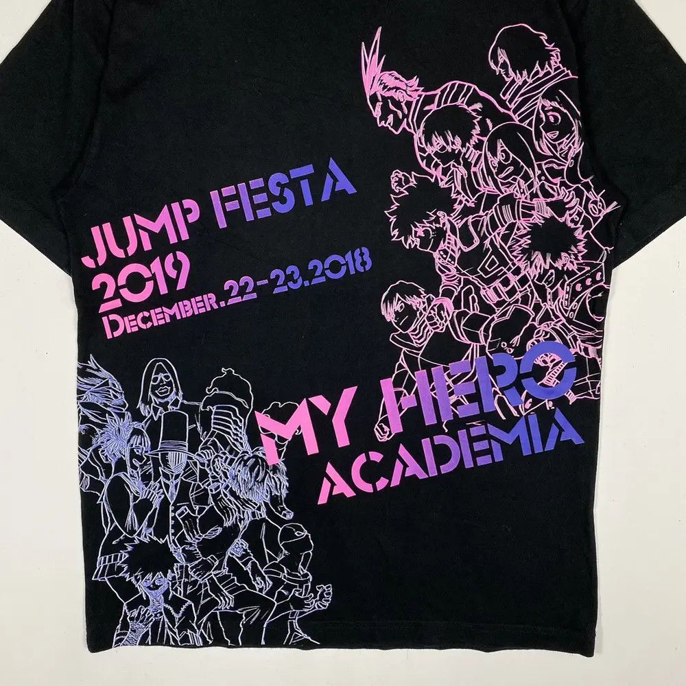 Anime MY HERO ACADEMIA Jump Festa 2019 Exhibition Anime Tee Size US L / EU 52-54 / 3 - 3 Thumbnail