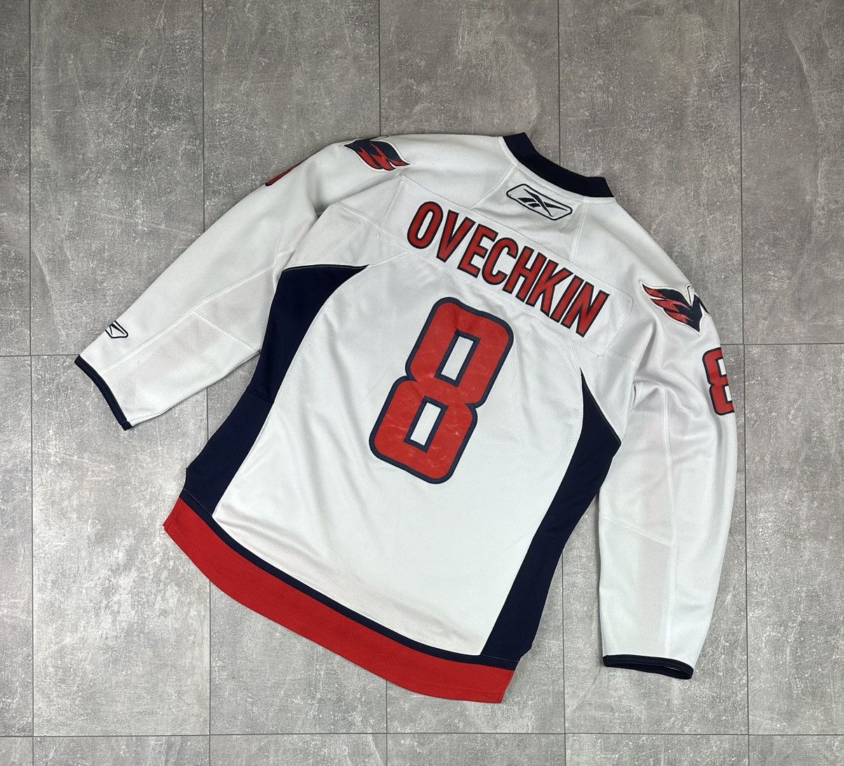 Reebok Reebok Washington Capitals CCM Ovechkin #8 NHL Hockey Jersey Size US L / EU 52-54 / 3 - 2 Thumbnail