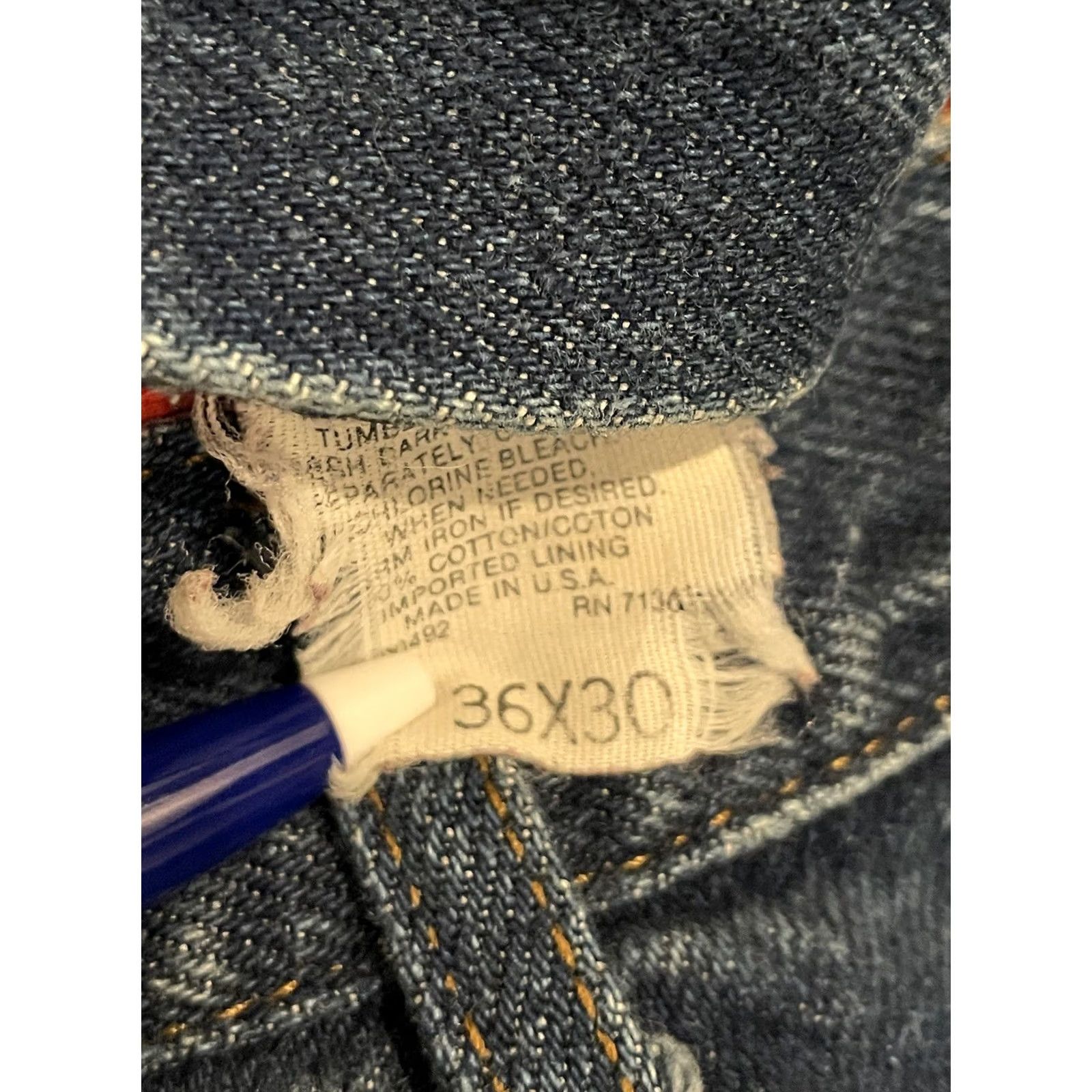 Vintage VINTAGE L.L. Bean Jeans Shirt? Size US 36 / EU 52 - 7 Thumbnail