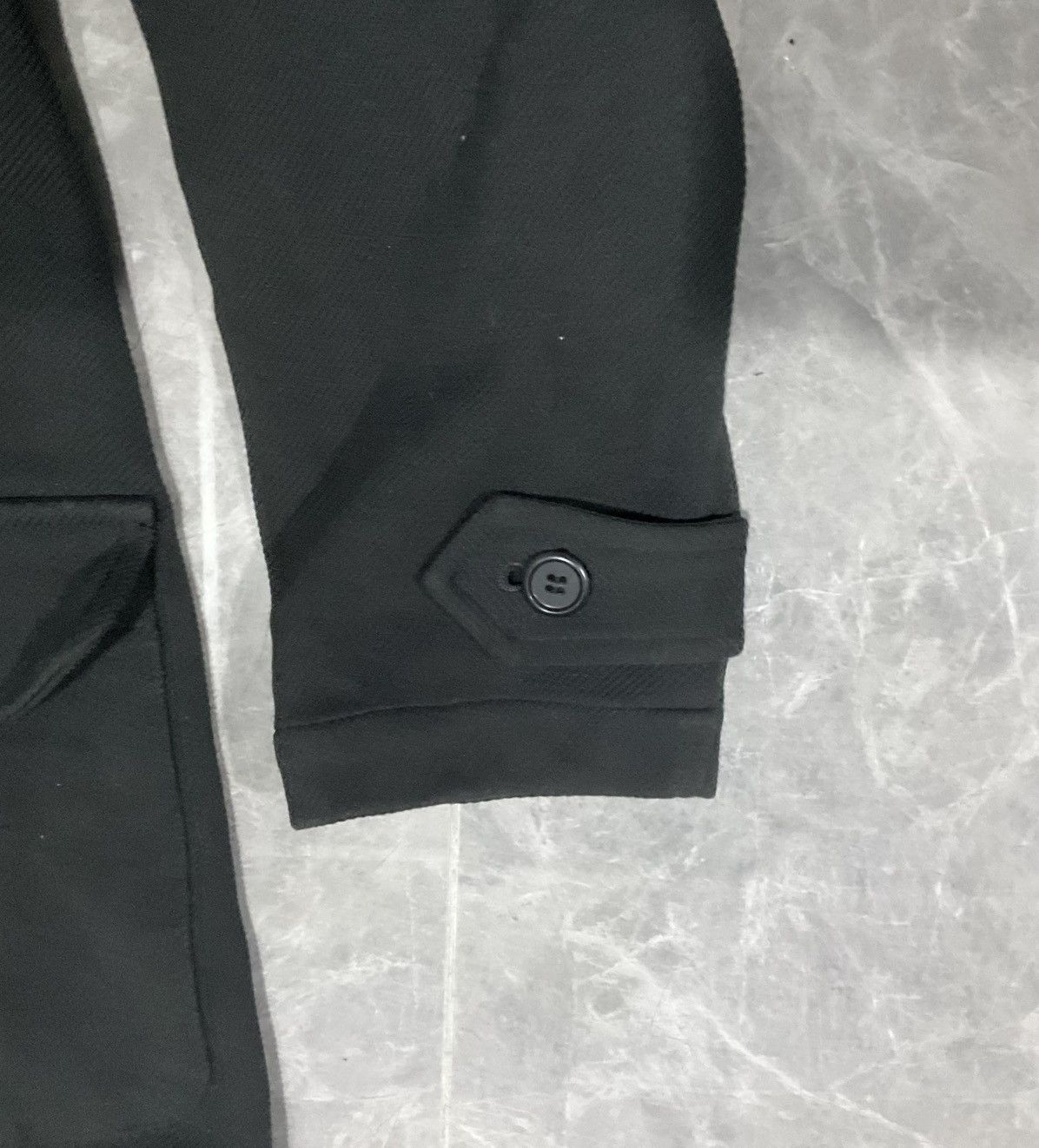Japanese Brand × Vintage Wool Coat Militry Black Design Size US L / EU 52-54 / 3 - 7 Thumbnail