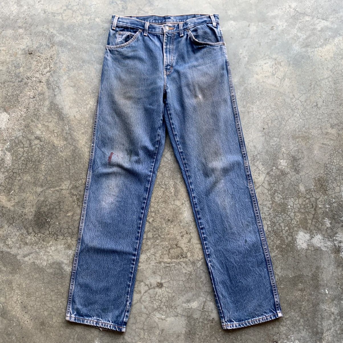 Dickies Vintage Dickies Dirty Denim Jeans Size 33x34 Size US 33 - 2 Thumbnail