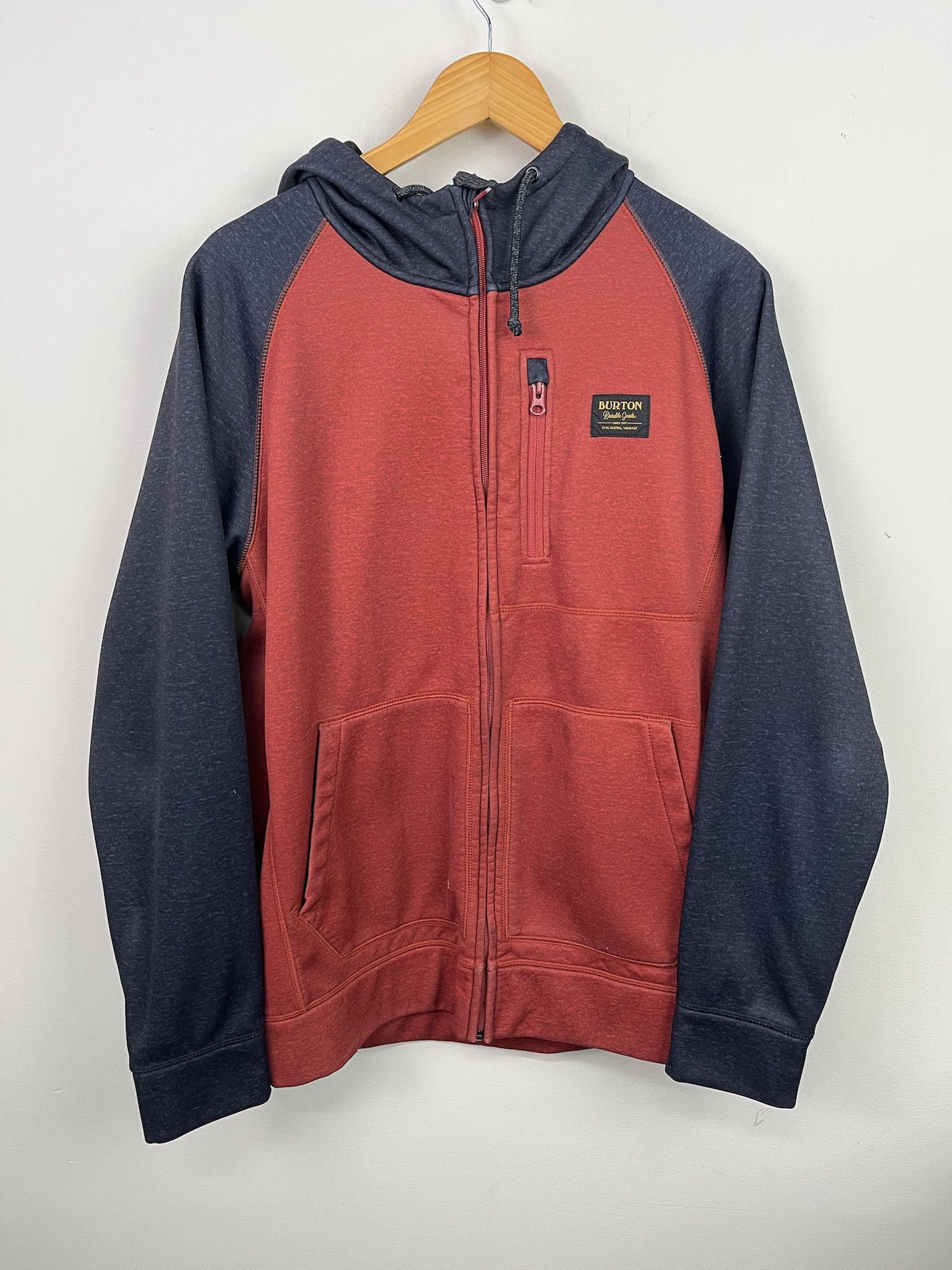 Vintage Drake Waterfowl Systems Mens Brown Long Sleeve 1/4 Zip 