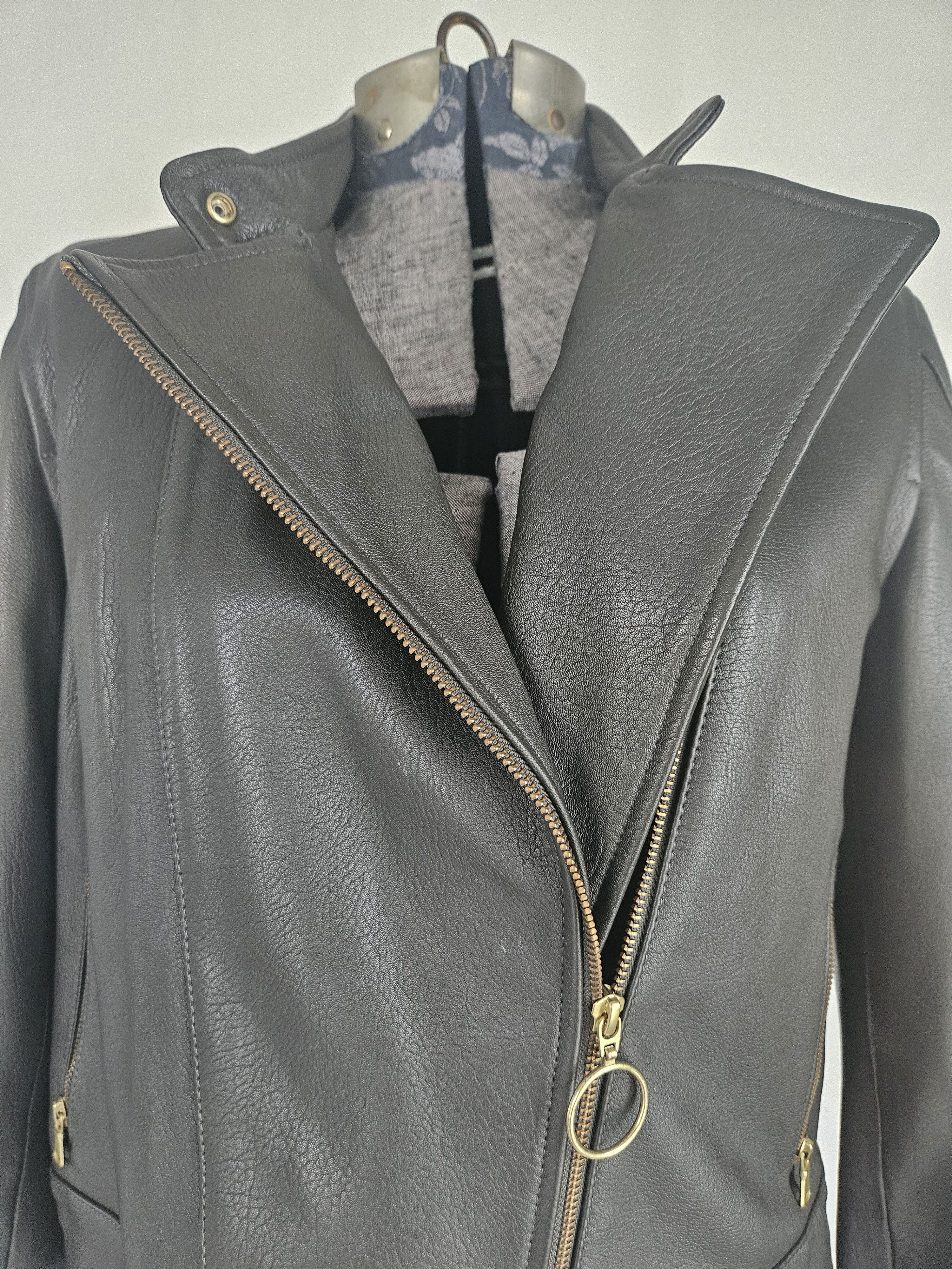 ME+EM ME+EM Icon Leather Biker Jacket size US10 Size L / US 10 / IT 46 - 2 Thumbnail