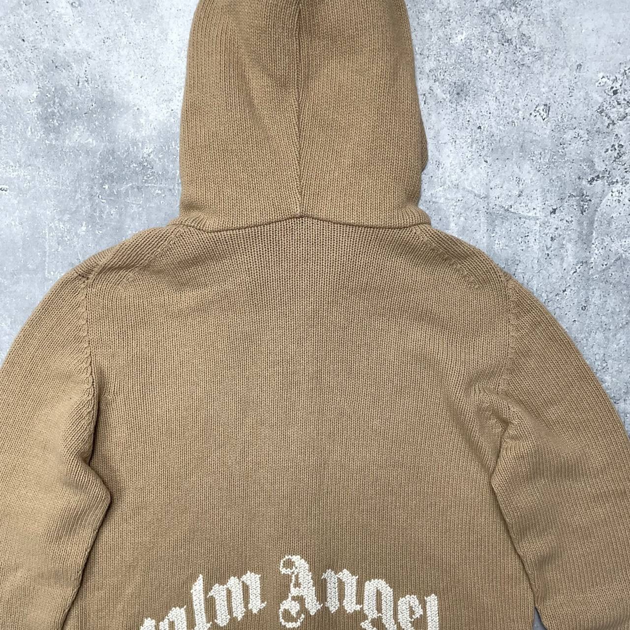 Palm Angels Palm Angels Curved Logo Zip-Up Knitted Hoodie Cardigan Size US S / EU 44-46 / 1 - 14 Thumbnail