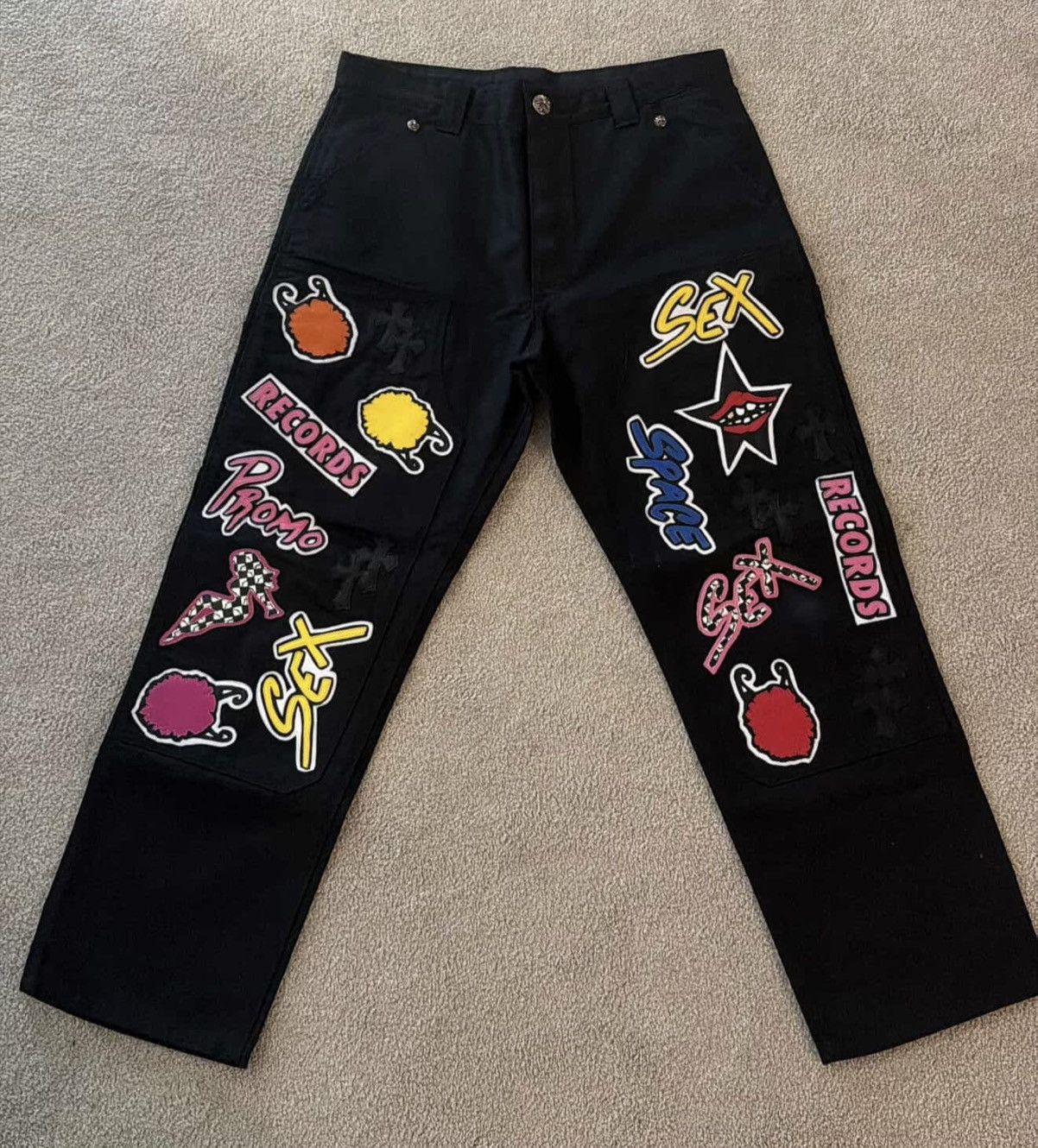 Chrome Hearts Chrome Hearts Matty Boy Records Pants Size US 34 / EU 50 - 1 Thumbnail