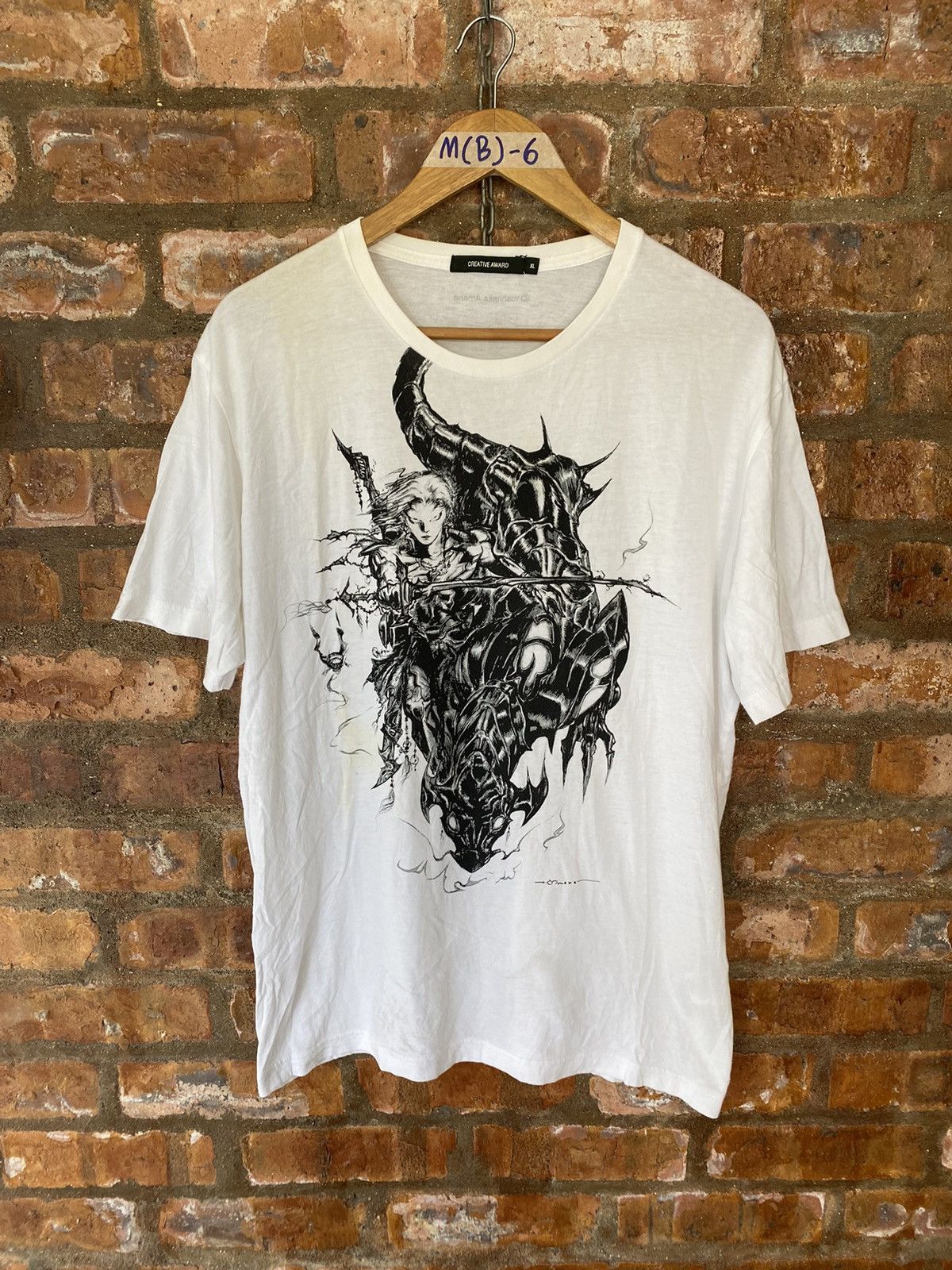 Japanese Brand Vintage Yoshitaka Amano Final Fantasy Creative Award Cospa Size US L / EU 52-54 / 3 - 2 Thumbnail