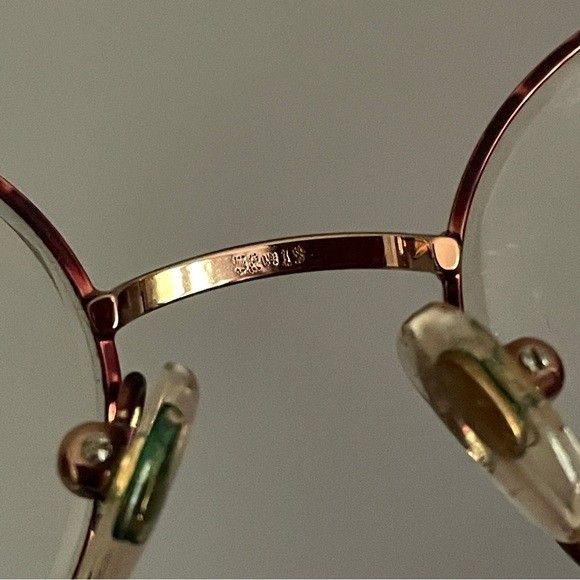Vintage Vintage Tortoise Small Oval Glasses Frames w/ Sun Clips 🇮🇹 Size ONE SIZE - 11 Thumbnail