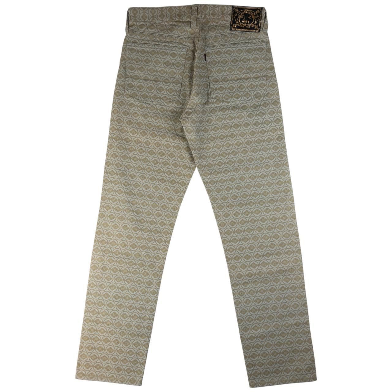 Evisu Vintage Evisu Kamon Flower Monogram Trousers Womens Size W28 Size 28" / US 6 / IT 42 - 3 Thumbnail