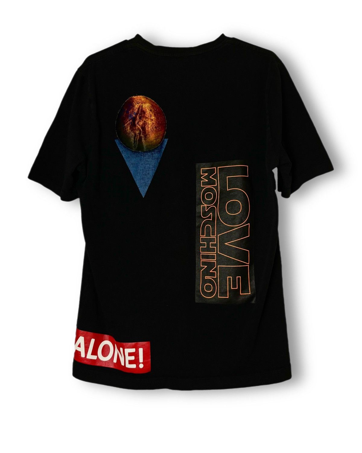 Moschino Love Moschino ‘We Are Not Alone’ Space Tee Size US L / EU 52-54 / 3 - 2 Thumbnail