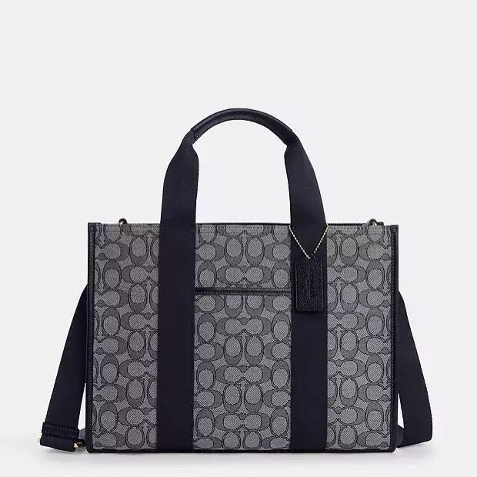 Coach NWT Coach Smith Tote Bag Signature Jacquard CY367 Navy Size ONE SIZE - 5 Thumbnail