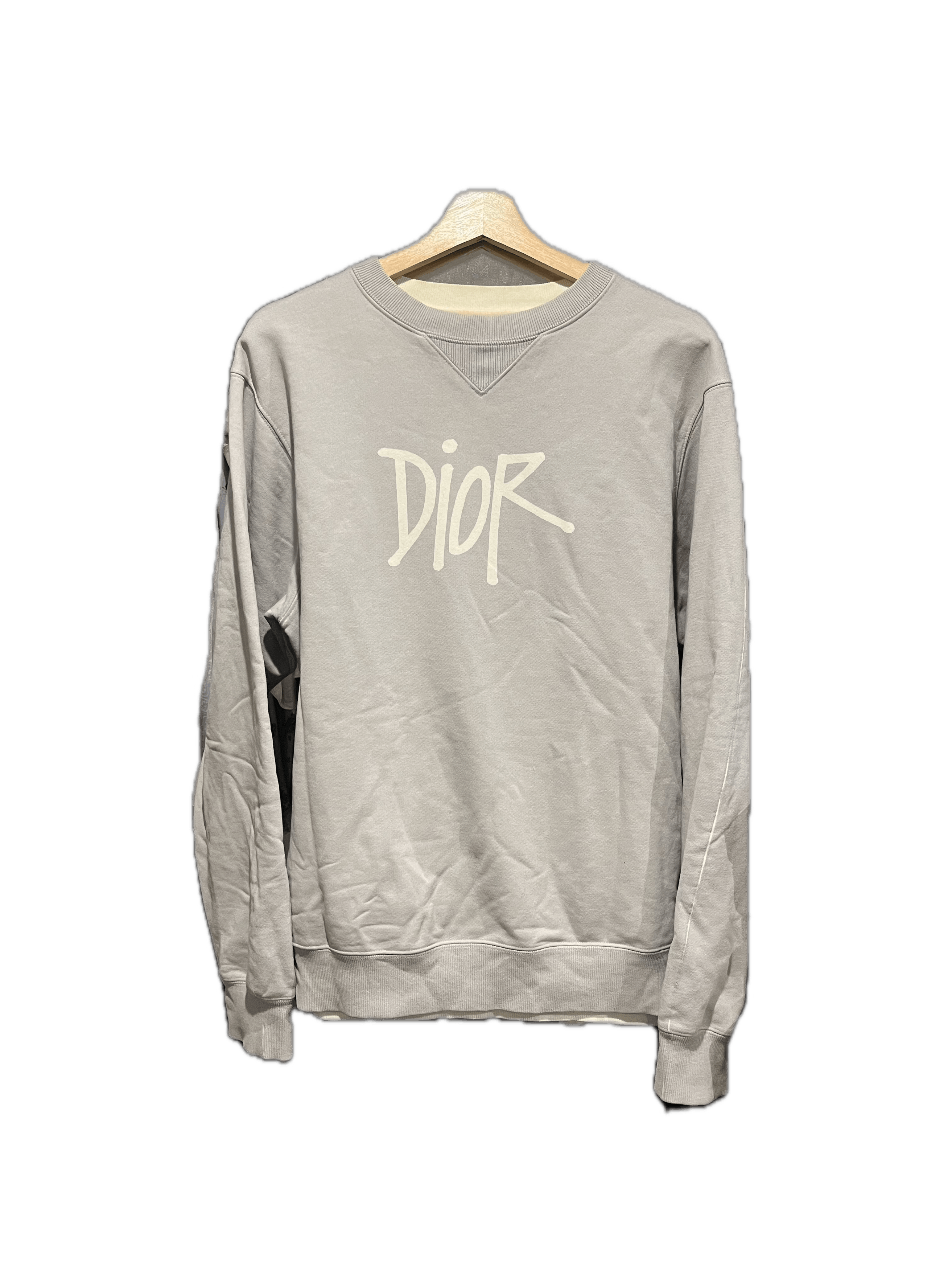 Dior × Stussy Dior x Shawn Stussy Signature Logo Sweatshirt Size US M / EU 48-50 / 2 - 1 Thumbnail