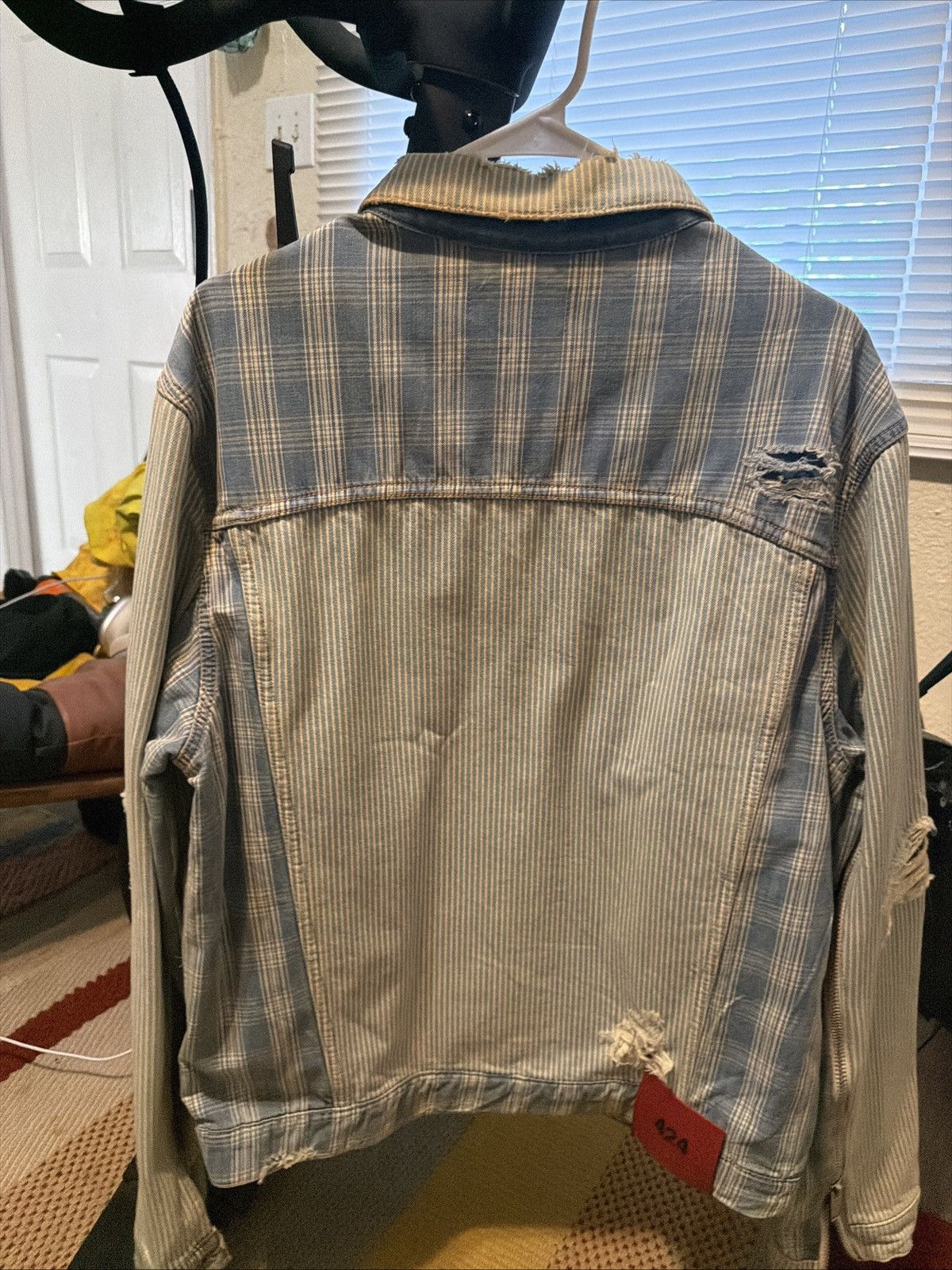 424 424 denim Distressed one zip jacket Size US XL / EU 56 / 4 - 14 Thumbnail