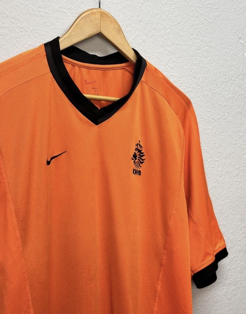Nike Nike Netherlands Soccer Jersey 90s Size US L / EU 52-54 / 3 - 3 Thumbnail