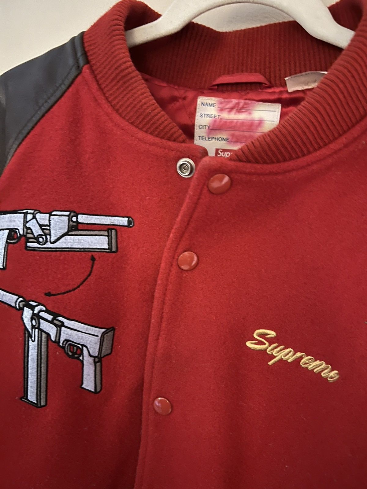 Supreme Supreme AEON FLUX - Red Varsity Jacket Size US L / EU 52-54 / 3 - 5 Thumbnail