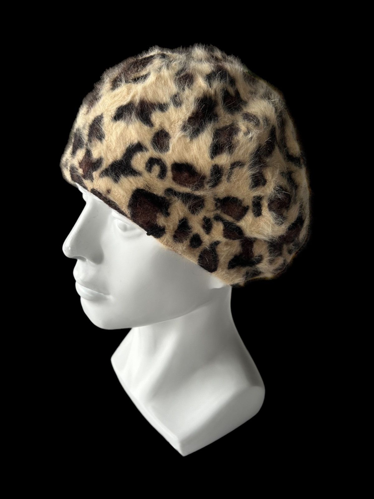 Japanese Brand × Kapital × Vintage Leopard Japanese Brand GRL fur Hats 🎌☠️ Size ONE SIZE - 1 Thumbnail