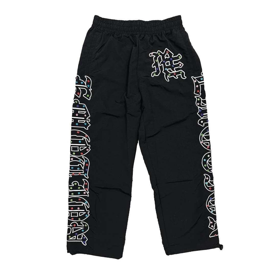 Other Mixed Emotions Rhinestone Nylon Pants Size US 30 / EU 46 - 1 Thumbnail