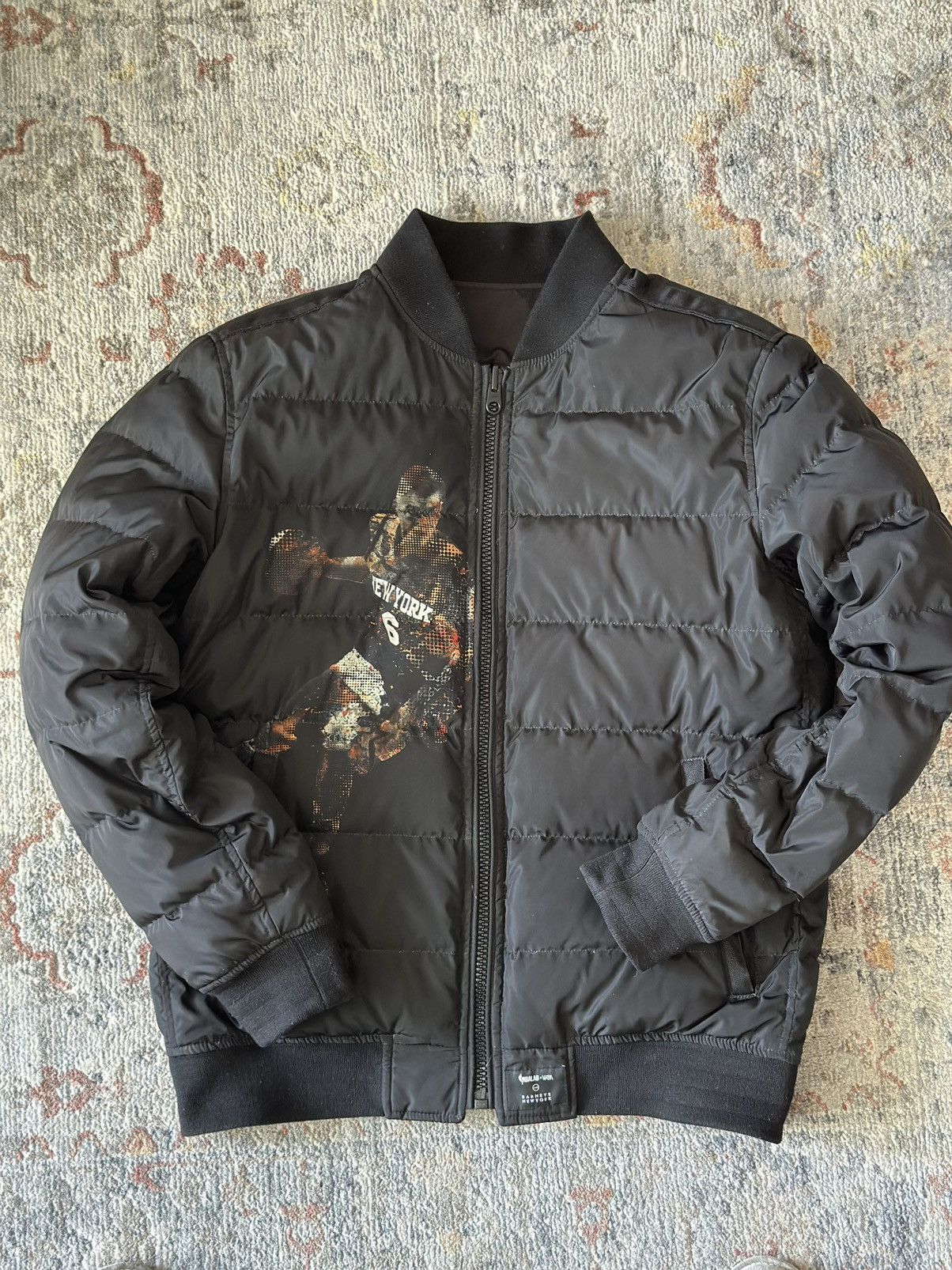 image of The Very Warm X Nbalab Reversible Jacket Kristaps Porzingis in Black, Men's (Size Medium)