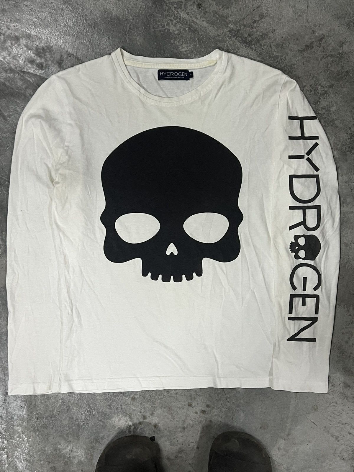 Japanese Brand Hydrogen skull long sleeve Size US M / EU 48-50 / 2 - 2 Thumbnail