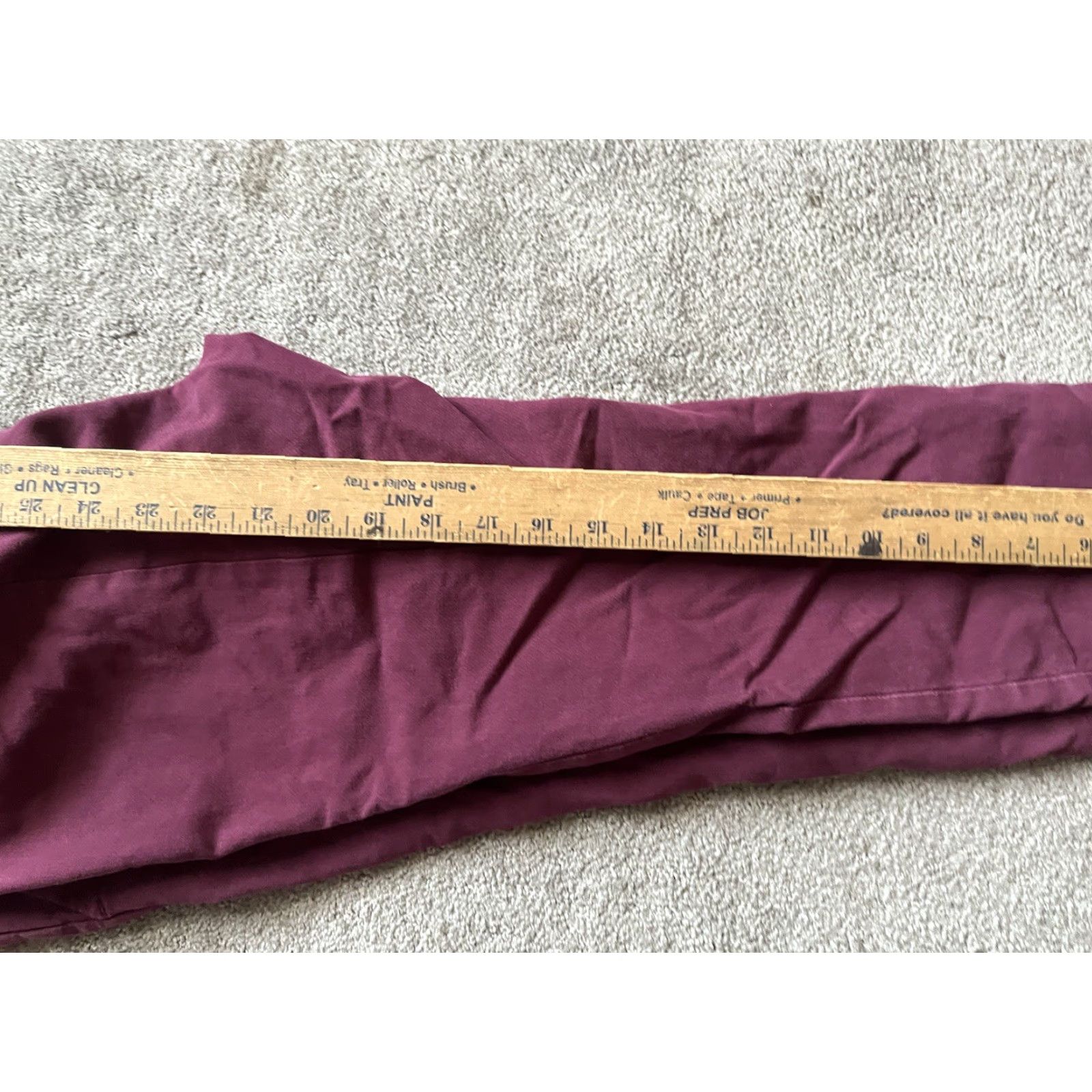 Ann Taylor Ann Taylor Loft Womens Marisa Skinny Ankle Pants 6P Maroon Size 28" / US 6 / IT 42 - 6 Thumbnail