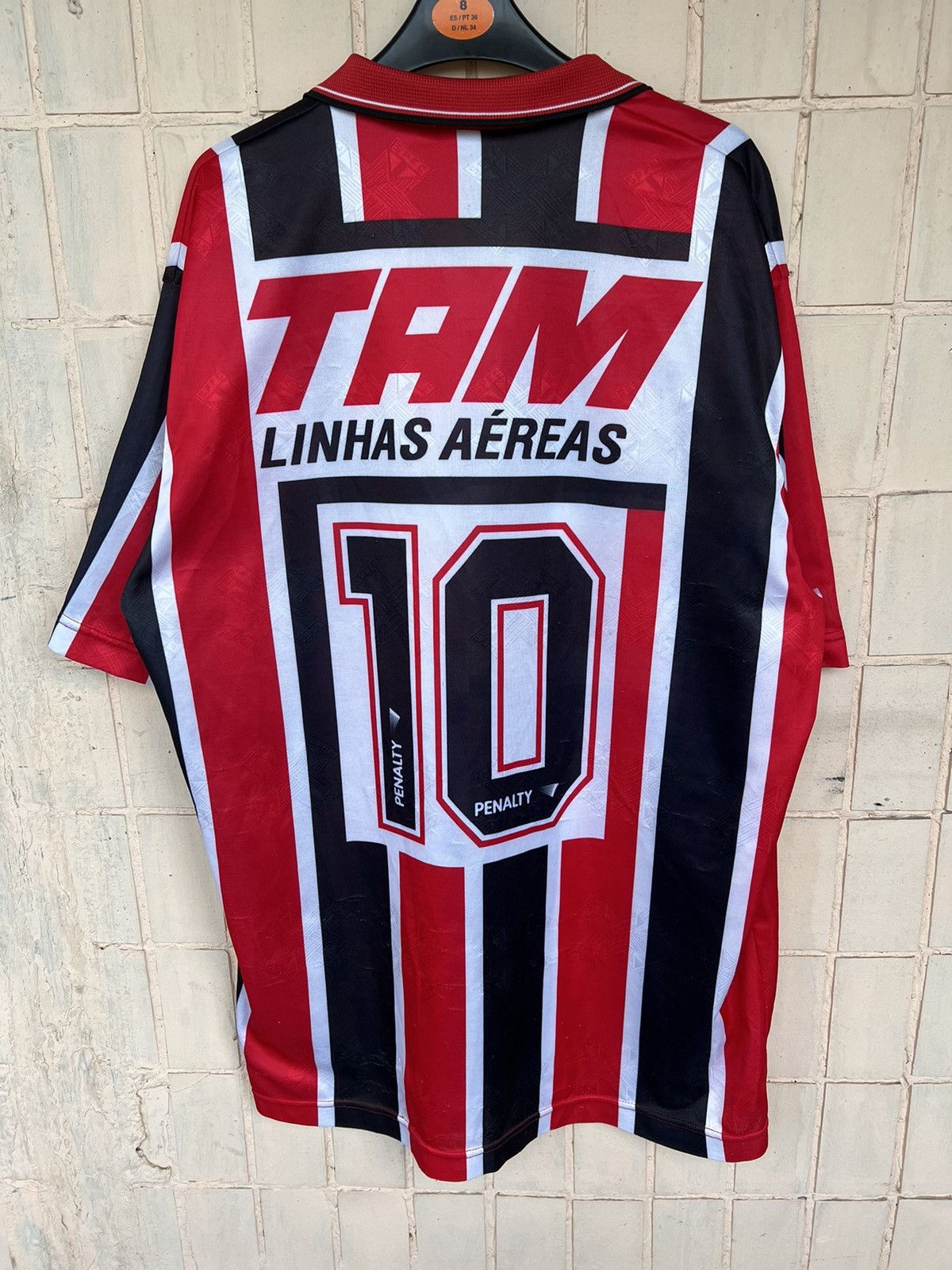 Vintage Vintage Jersey Sao Paulo Penalty Away Shirt Brazil 90s #10 Size US M / EU 48-50 / 2 - 14 Thumbnail