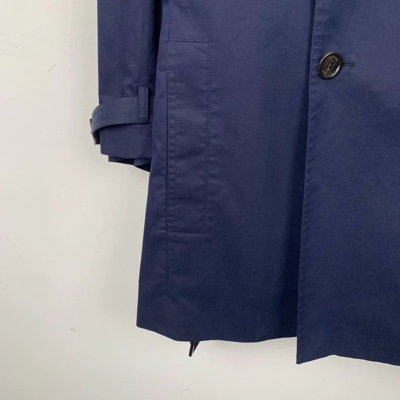 Dior Dior Dark blue cotton lapel double-breasted windbreaker jac Size US S / EU 44-46 / 1 - 4 Thumbnail
