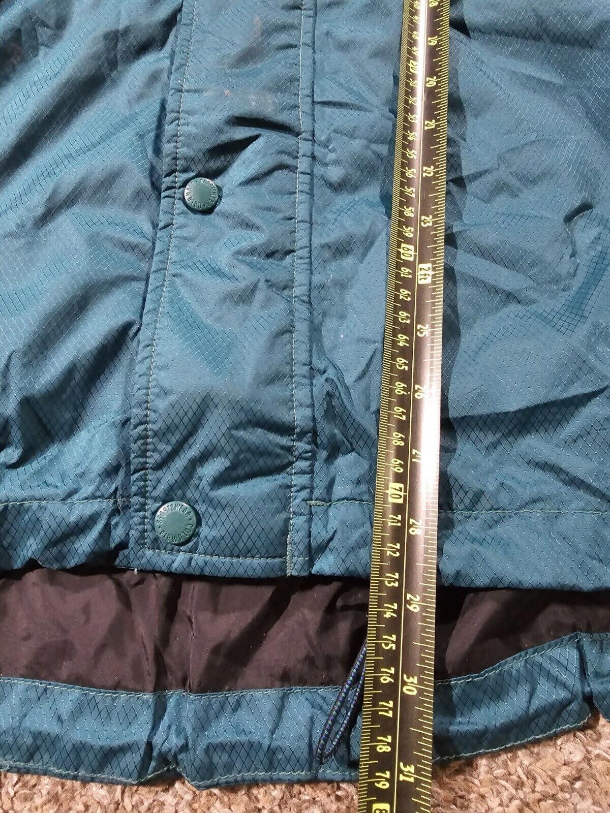 Columbia COLUMBIA Hooded Rain Jacket Men's M Packable Omni-Tech Size US M / EU 48-50 / 2 - 5 Thumbnail