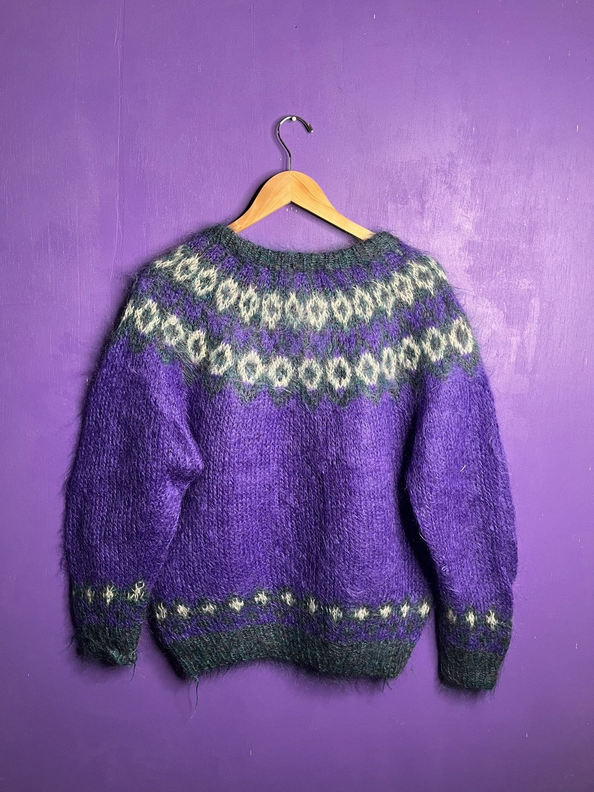 Vintage Vintage Icelandic design brand mohair sweater Size US M / EU 48-50 / 2 - 2 Thumbnail