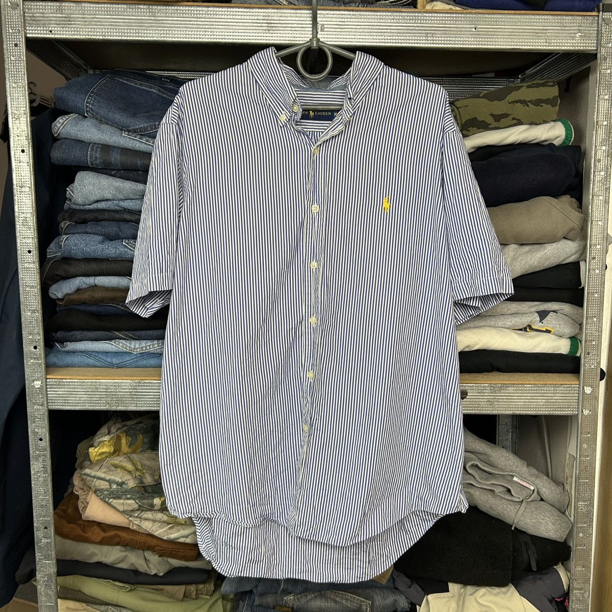 Polo Ralph Lauren Mens Polo Ralph Lauren Small pony basic button shirt Size US XL / EU 56 / 4 - 1 Thumbnail
