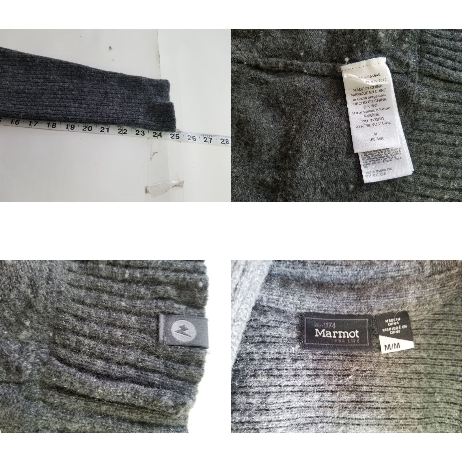 Marmot Marmot Jacket Hooded Fleece Full Zip Sweatshirt Womens Size Medium Gray Size M / US 6-8 / IT 42-44 - 8 Thumbnail