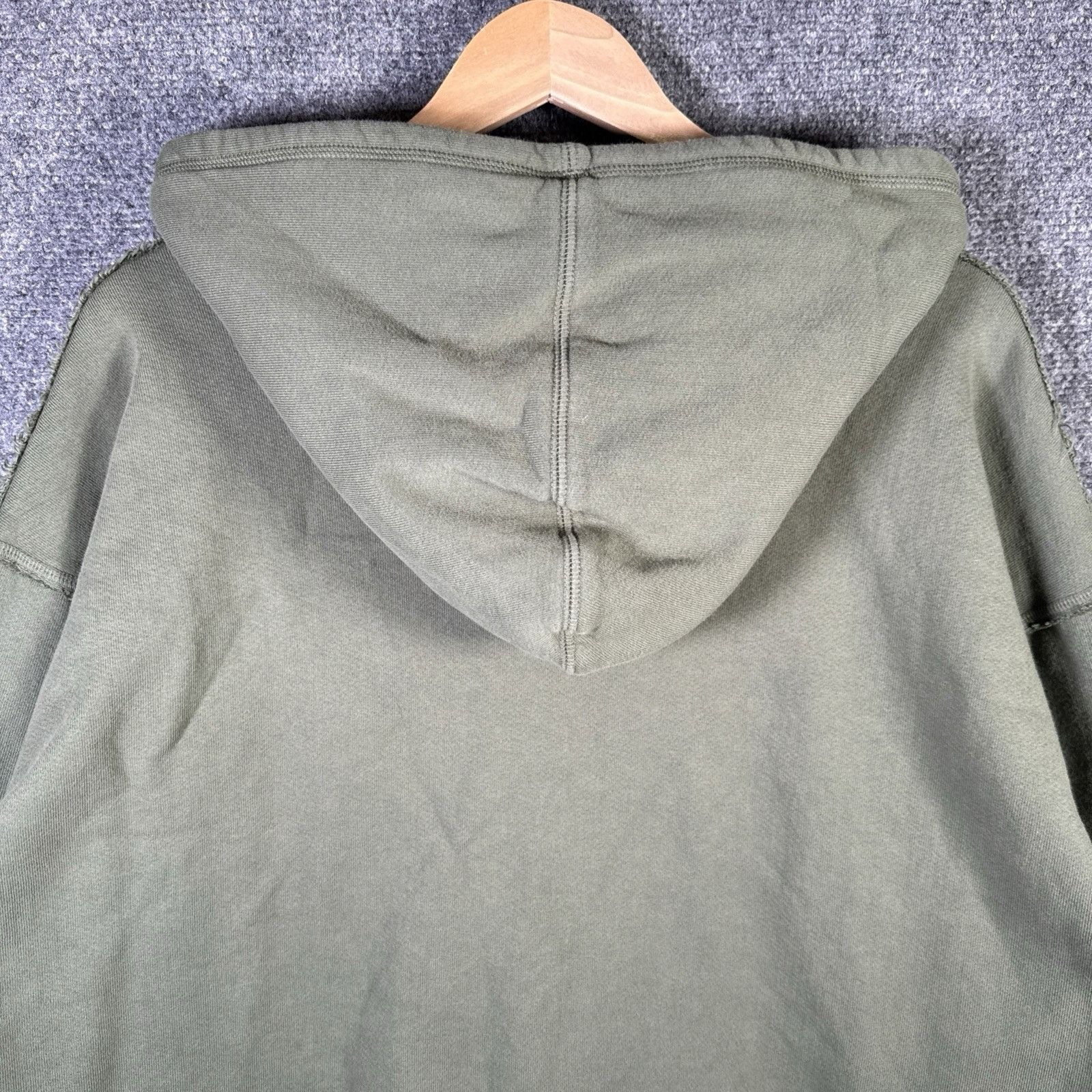 HIDDEN Hidden NYC Hoodie Adult 2XL Green Zip Up Thermal Baggy Hype Size US XXL / EU 58 / 5 - 7 Thumbnail
