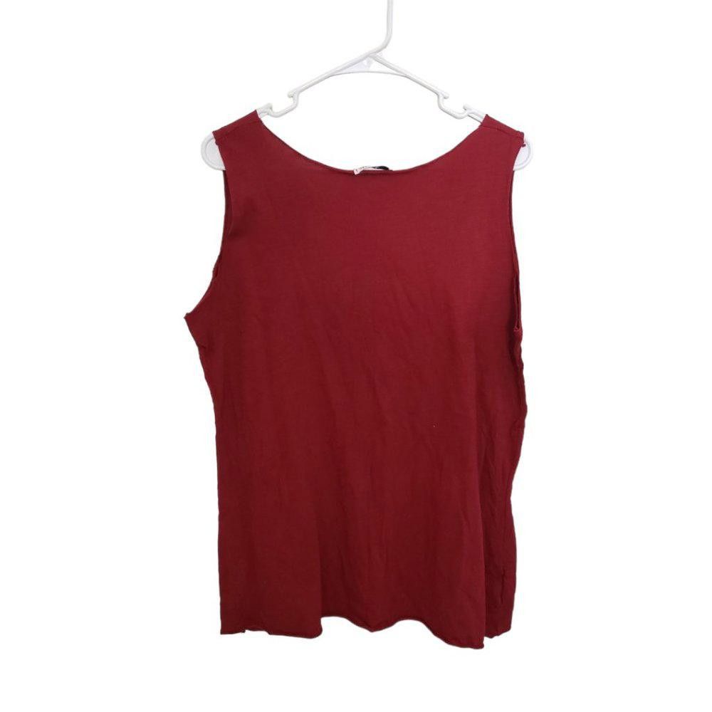 Designer CT557a Made in Italy Ladies Red Tank Top Size L / US 10 / IT 46 - 3 Thumbnail