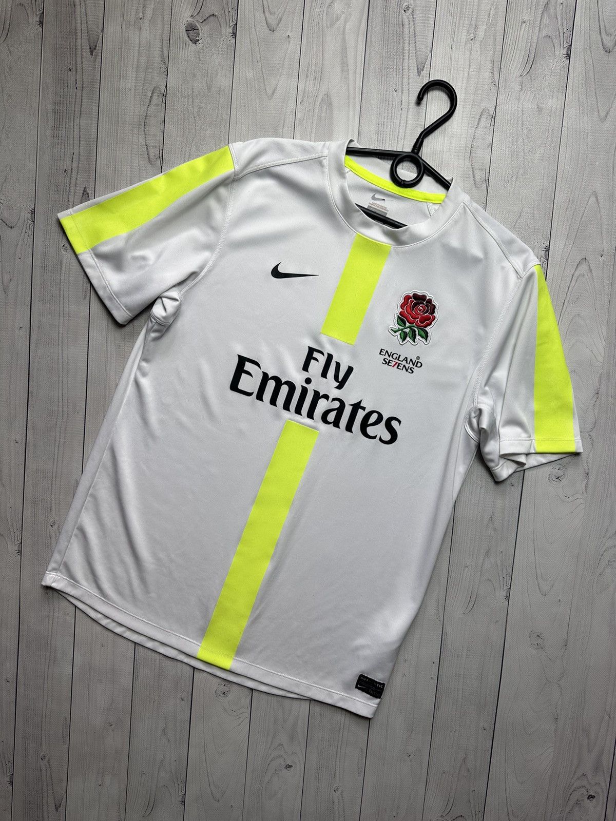 Nike × Vintage Vintage Nike Rugby England jersey white rare size M Size US M / EU 48-50 / 2 - 1 Thumbnail