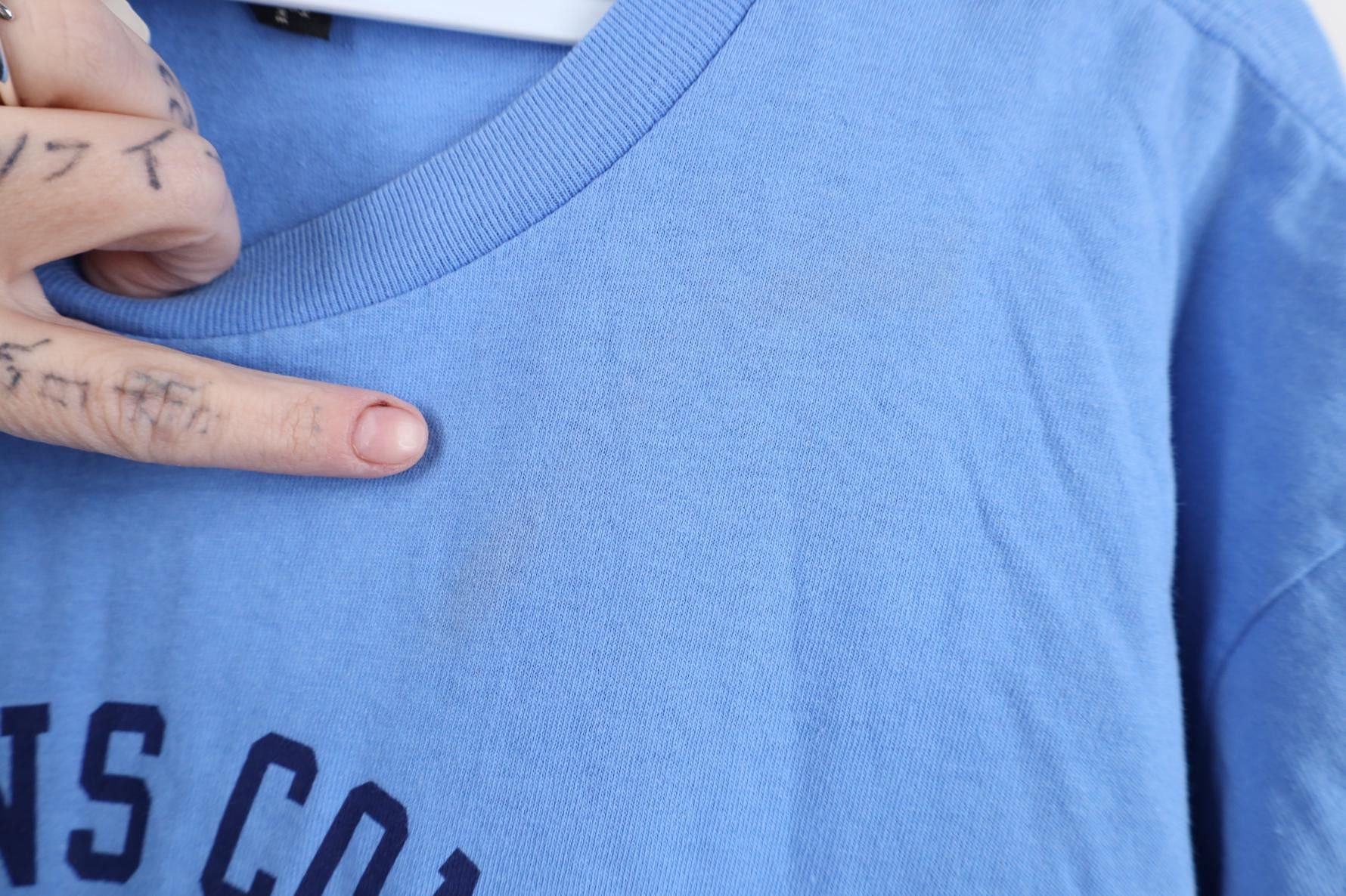 Polo Ralph Lauren Deadstock Vintage 90s Ralph Lauren Monogram T-Shirt Blue Size US L / EU 52-54 / 3 - 5 Thumbnail