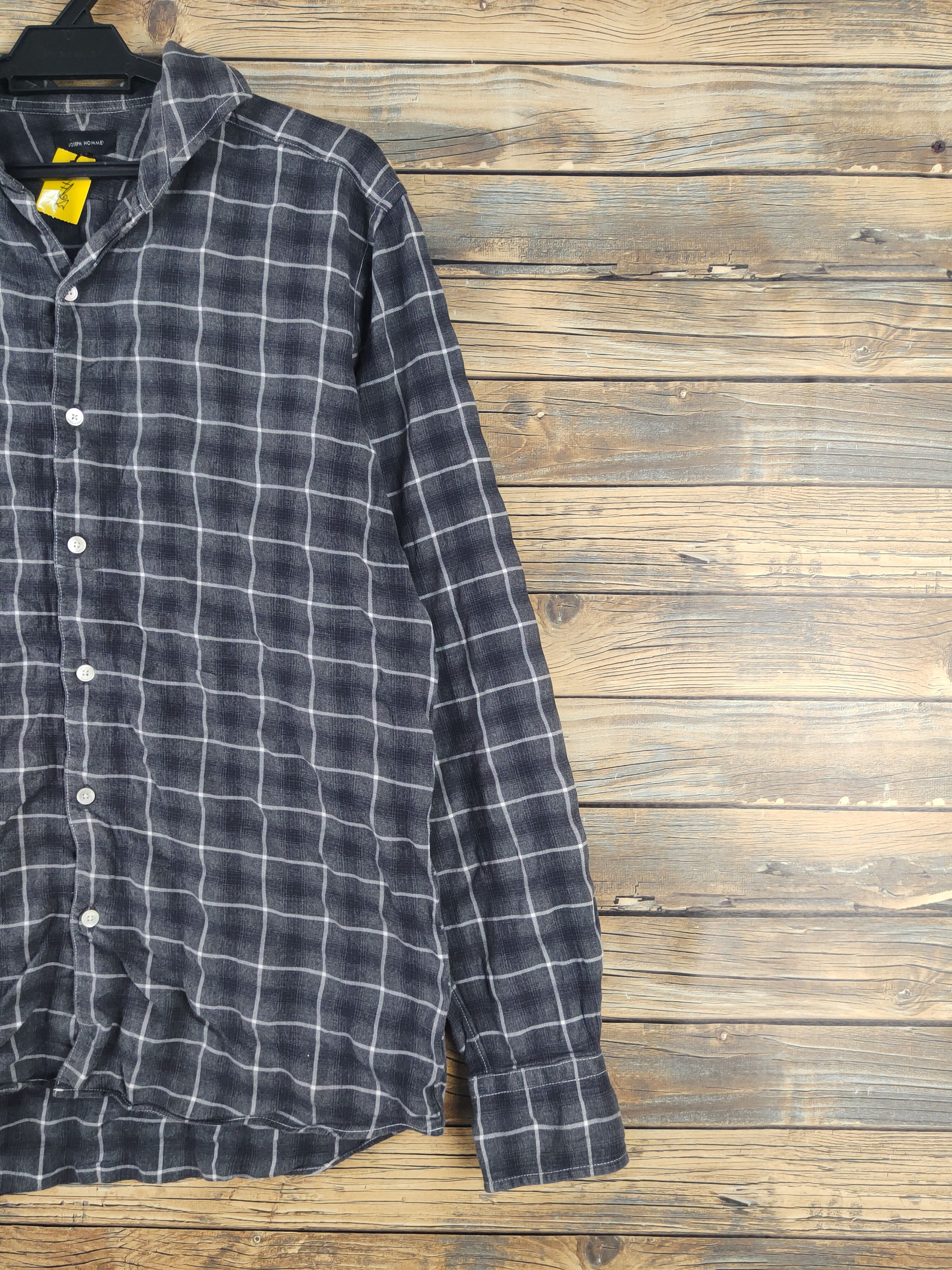 Joseph Homme Dark Gray Button Up Shirts #W1753