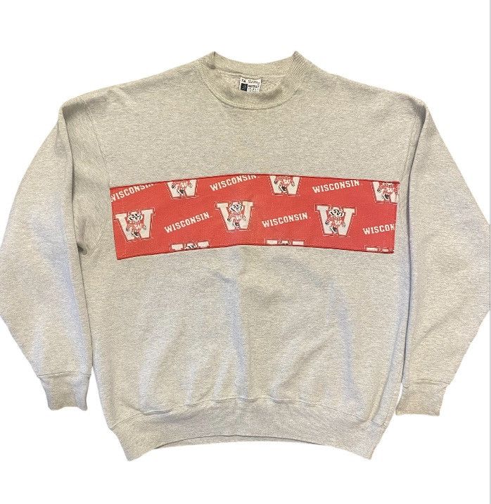 NCAA × Vintage Vintage Wisconsin Badgers Sweater Size US XXL / EU 58 / 5 - 1 Thumbnail