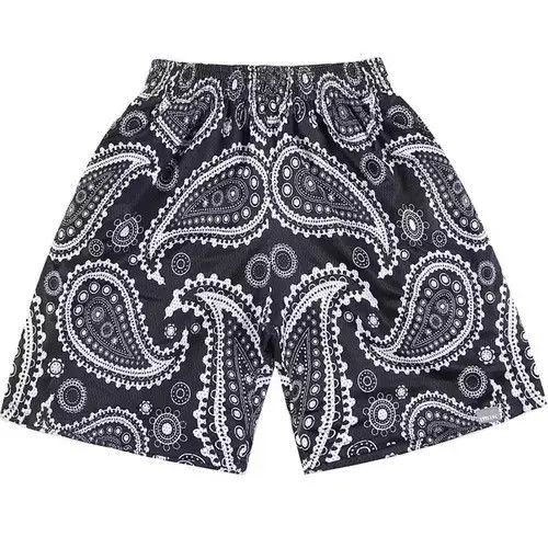 Japanese Brand 20SS Indigo Union Japan Black Bandana Beach Shorts Size US 32 / EU 48 - 1 Thumbnail