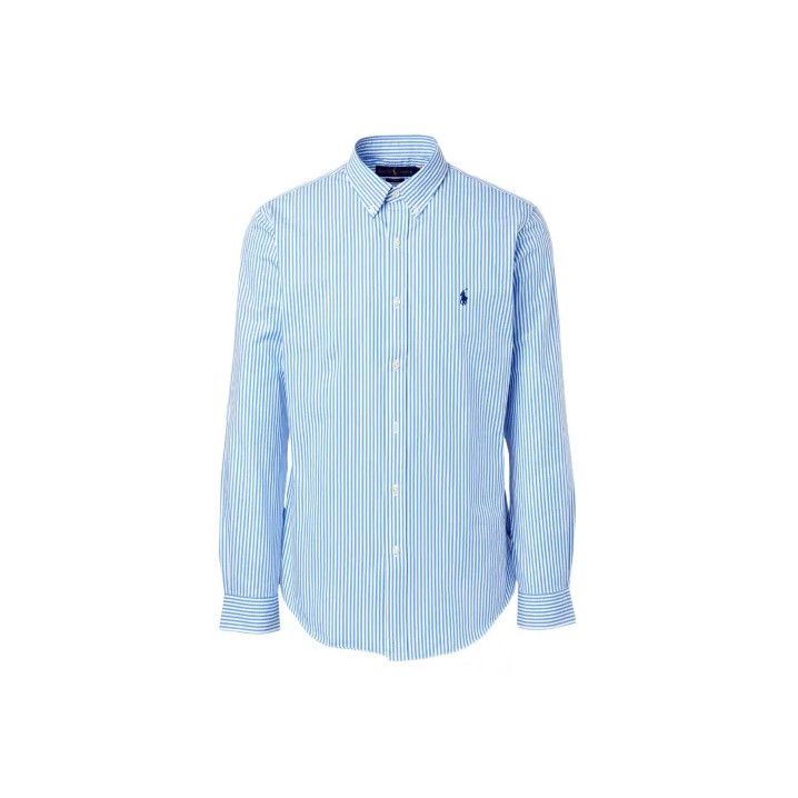 Polo Ralph Lauren Polo Ralph Lauren Logo Stripe Long-Sleeve Shirt Size US XL / EU 56 / 4 - 1 Thumbnail