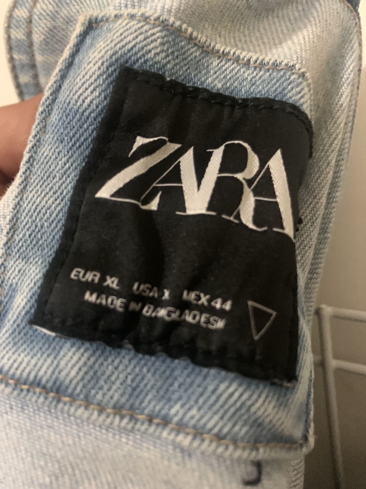 Zara Zara light blue Jean jacket Size US XL / EU 56 / 4 - 2 Thumbnail