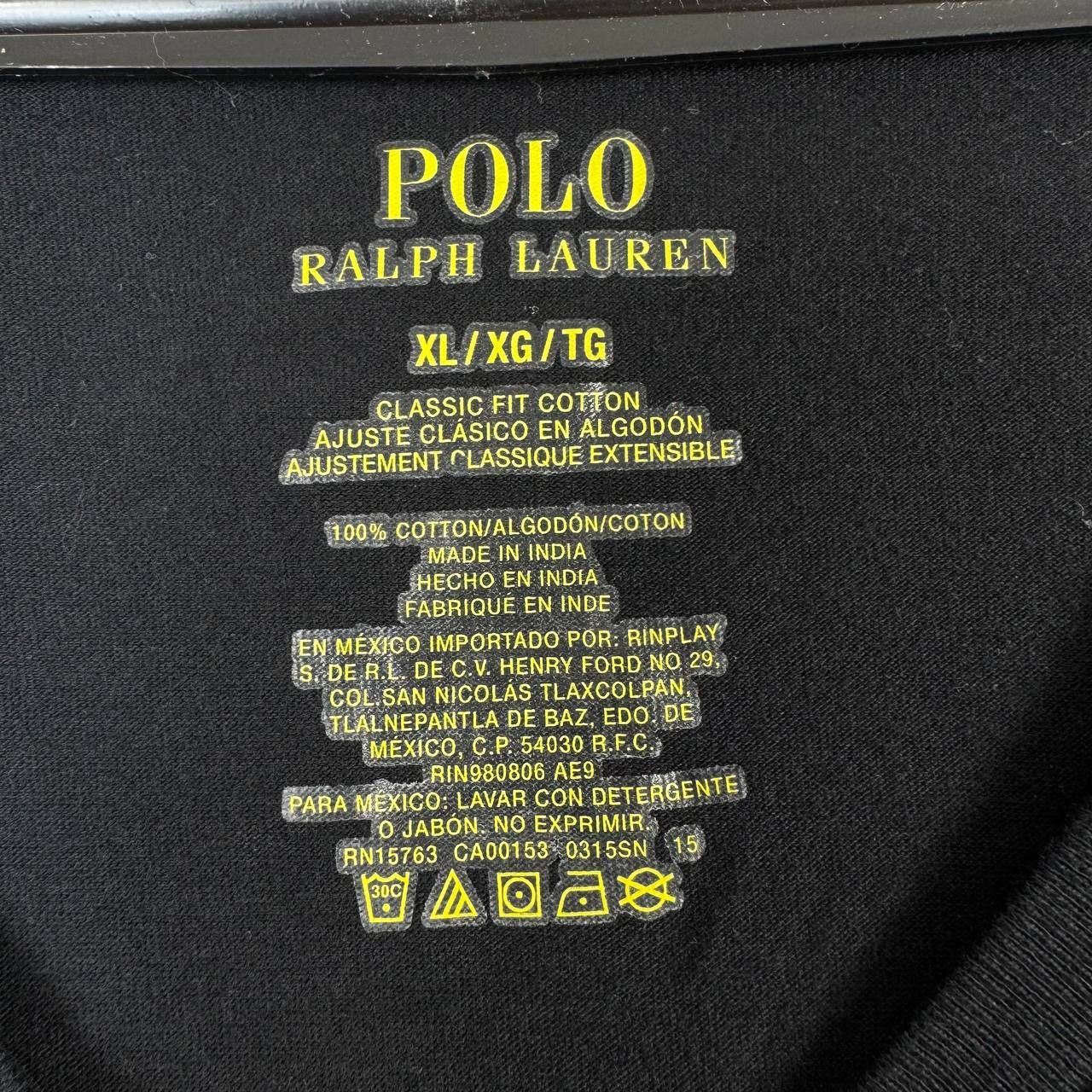 Polo Ralph Lauren Polo Ralph Lauren T-Shirt Classic Fit V-Neck Mens Size XL Size US XL / EU 56 / 4 - 3 Thumbnail