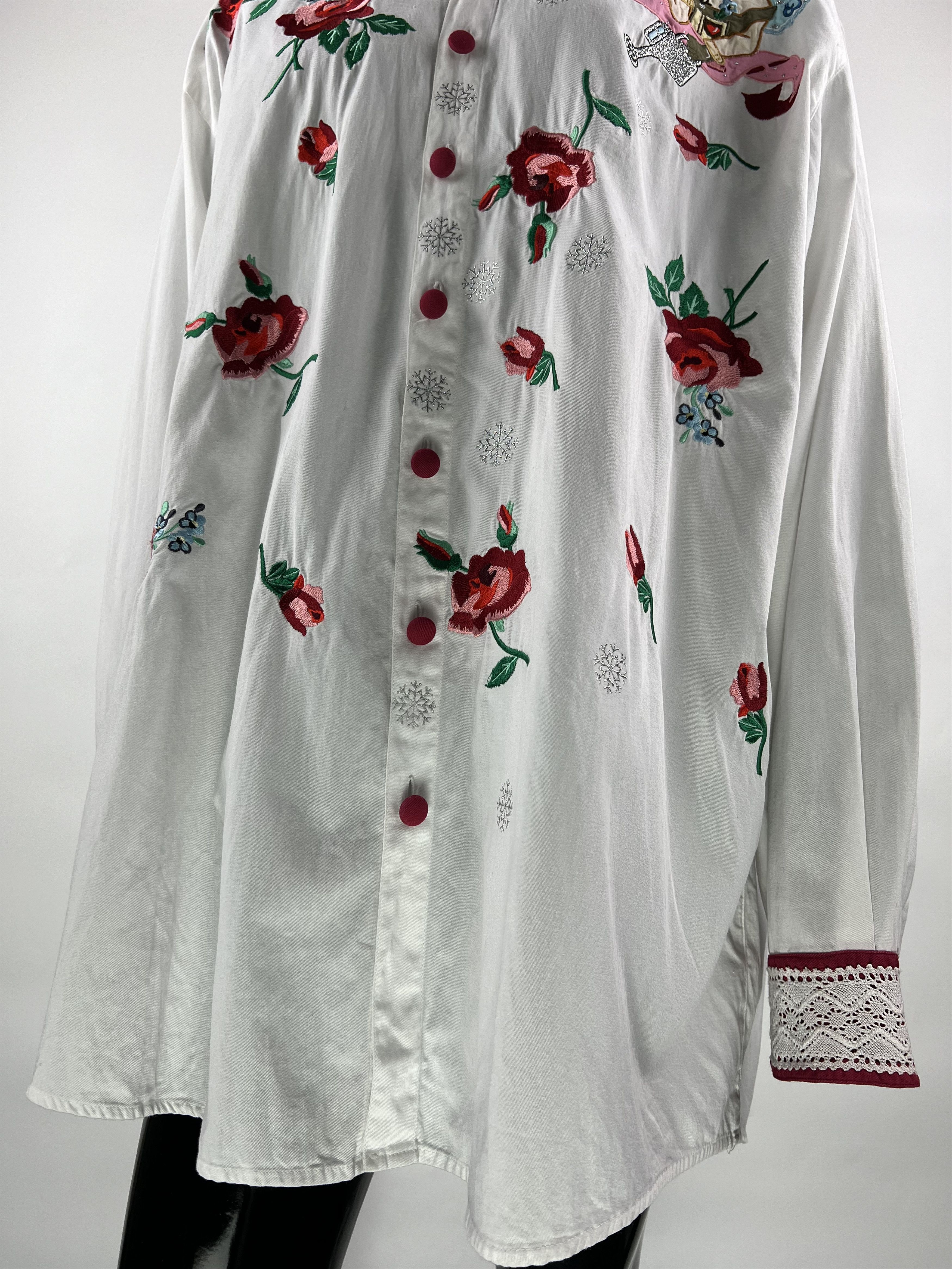 Designer Long Sleeve Button Up Shirt Size 2 Size M / US 6-8 / IT 42-44 - 5 Thumbnail