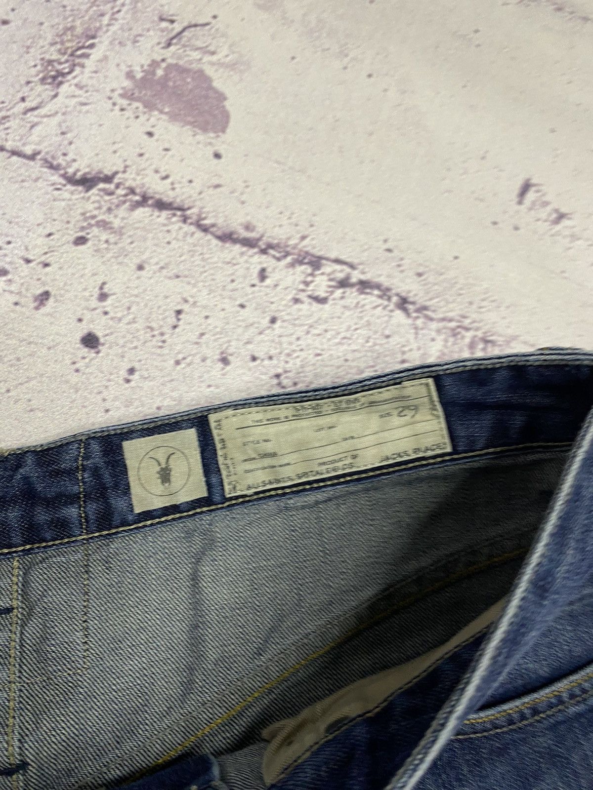 Allsaints Men's vintage streetwear Allsaints Japanese brand jeans Size US 29 - 7 Thumbnail