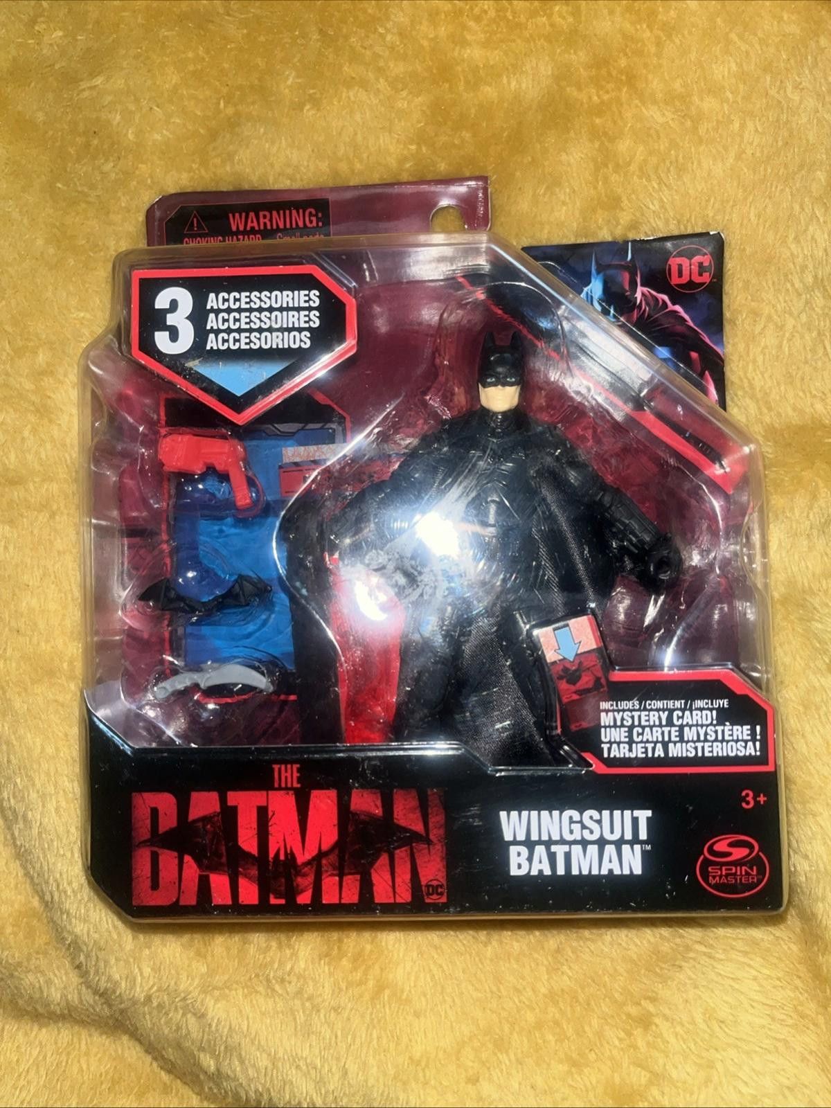 DC Comics DC Comics Batman Wingsuit 4in Action Figure 3 Accessories Size ONE SIZE - 1 Thumbnail