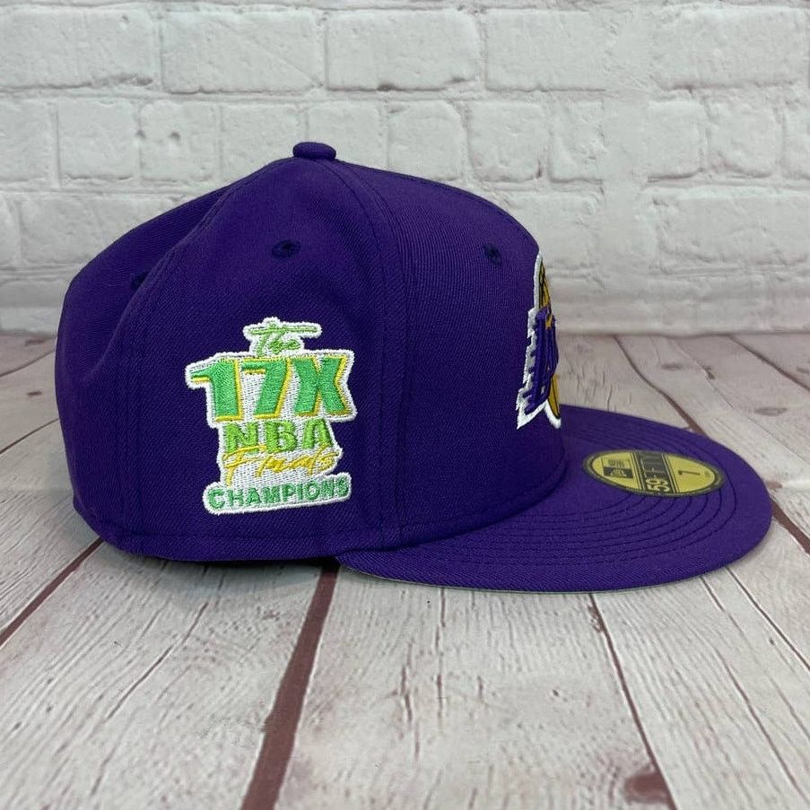 New Era New Era 59Fifty Citrus Pop NBA Los Angeles Lakers Fitted Hat Size ONE SIZE - 3 Thumbnail