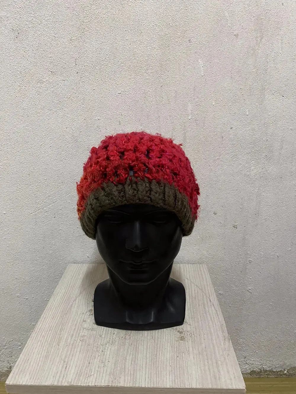 Japanese Brand Japanese Brand Rare Design Knit Beanie Hat Size ONE SIZE - 3 Thumbnail