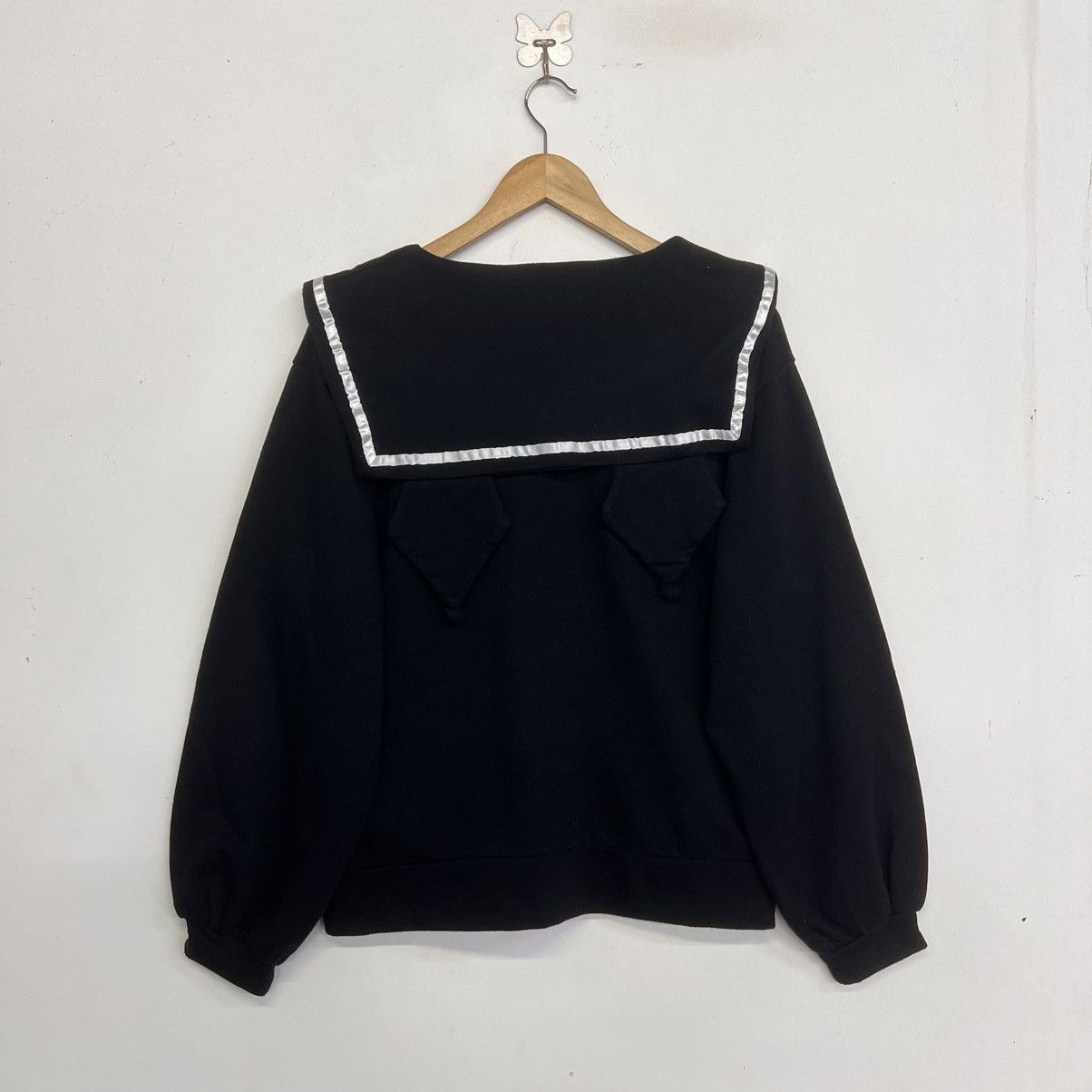 Cartoon Network KUROMI SANRIO GRL JAPANESE BRAND SAILOR COLLAR SWEATER Size L / US 10 / IT 46 - 6 Thumbnail