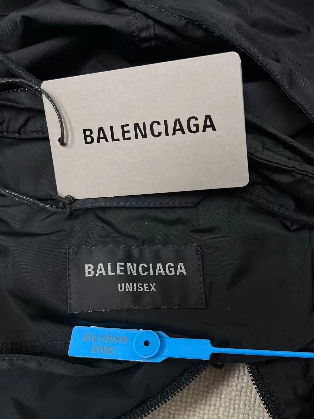 Balenciaga Balenciaga Logo Print Crew Neck ButtonLong-Sleeve Jacket Size US XXS / EU 40 - 4 Thumbnail