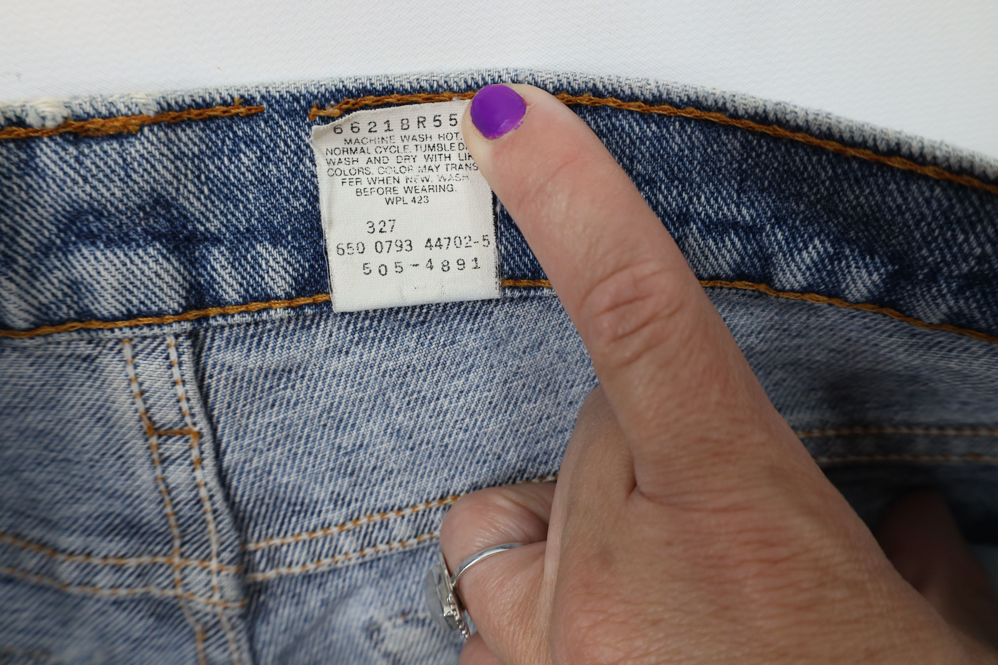 Levi's Vintage 90s Levis 505 Regular Straight Leg Jeans Blue USA Size US 32 / EU 48 - 9 Thumbnail