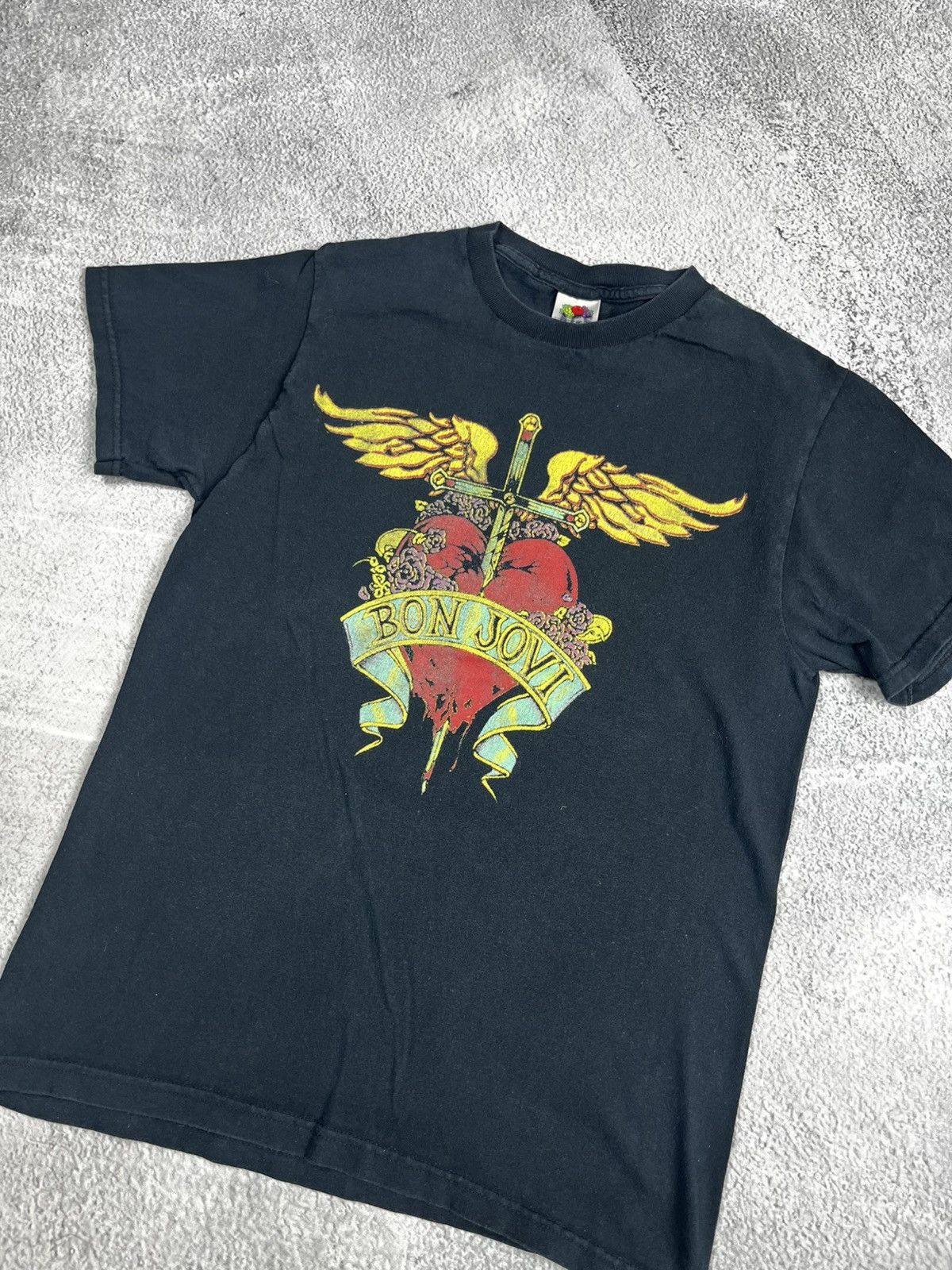 Band Tees Bon Jovi T-Shirt Black vintage 2008 size XL Size US M / EU 48-50 / 2 - 2 Thumbnail