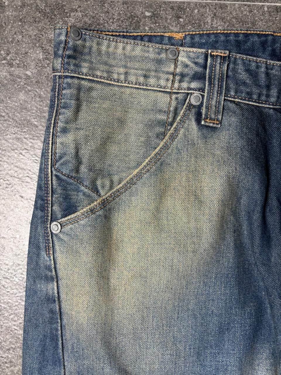 Levi's 2000s Levis Engineered Twisted Mud-Washed Jeans Size US 30 / EU 46 - 3 Thumbnail